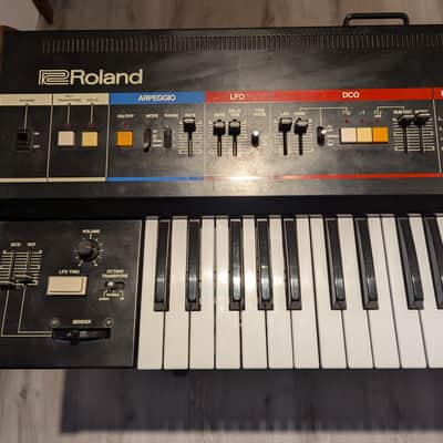 Roland Juno-60 61-Key Polyphonic Synthesizer, Boss FV-200 Expression Pedal, Roland DP-2 Hold Pedal, Kenton PRO DCB Mk3, Original Patch Cassette image 3