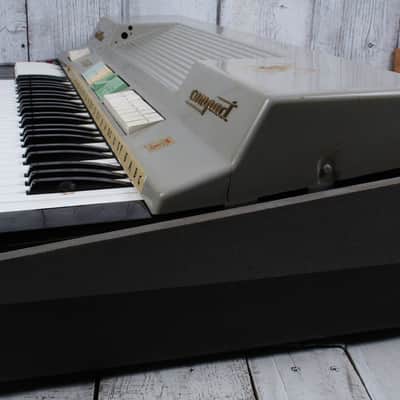 Farfisa 1960's Vintage Combo Compact Organ with Stand and Case Made in Italy image 16