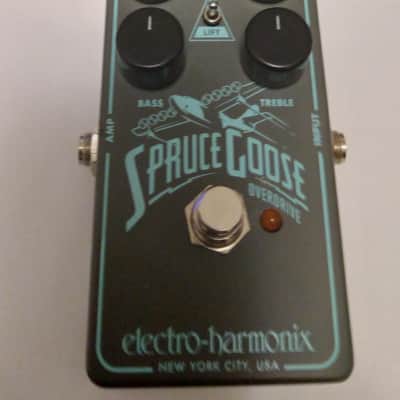 Electro-Harmonix Spruce Goose Overdrive Guitar Effect Pedal post 2020 - Gray image 2