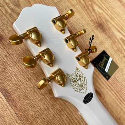 Epiphone Emily Wolfe "White Wolfe" Signature Sheraton Aged Bone White image 18