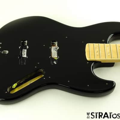 Fender American Geddy Lee Jazz J Bass BODY & NECK USA Alder Maple Black image 2