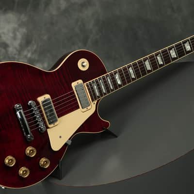 1999 Gibson Limited Edition Les Paul DELUXE Wine Red flame maple top image 10