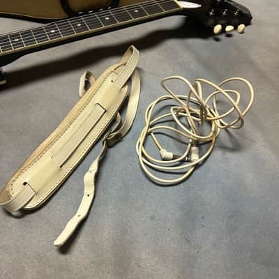 1960's Harmony H-66 Vibra Jet Sunburst w/OSSC & Strap & Cord ! 1-OWNER !! RARE!!! image 14