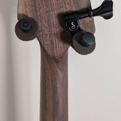 Wide Load PJ Bass - Satin Navy Burst - EMG Geezer Butler - Black Walnut Neck image 6