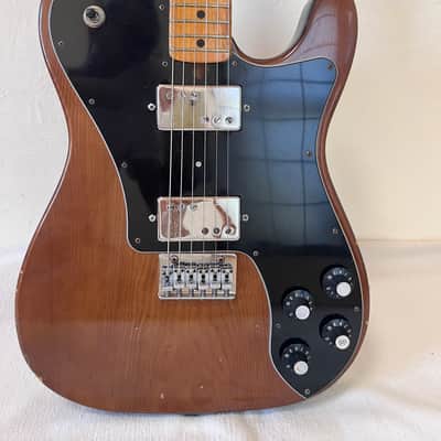 1975 Kasuga / Ganson Telecaster Deluxe Japan Vintage - Moca | Reverb