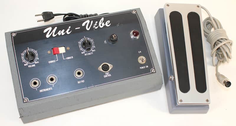 Shin-Ei UniVibe • 1970's • Original • Gray • Replaced Footswitch • You Fix image 1