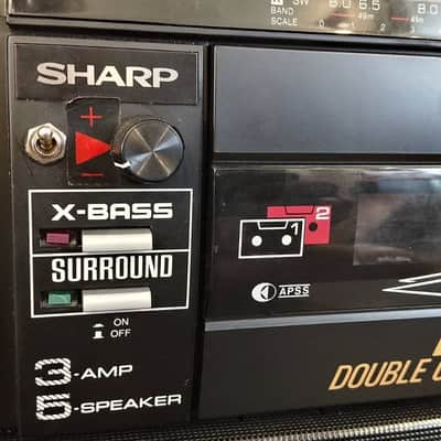 SHARP WQ-T352 Rare Vintage Cassette Deck Boombox Custom Japan Serviced Warranty image 3