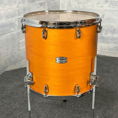 Used Yamaha Tour Custom Maple 4pc Drum Set w/22BD Caramel Satin - Very Good image 2