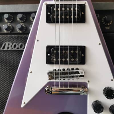 Epiphone Kirk Hammett 1979 Flying V 2024 - Purple Metallic image 8