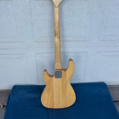 Glarry GP Electric Bass 2021 - Natural wood lacquer image 2