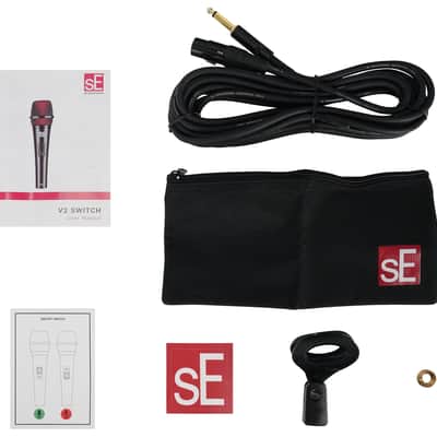 Se Electronics V2 SWITCH QTR Dynamic Microphone Handheld Mic w/XLR-1/4” TS Cable image 8