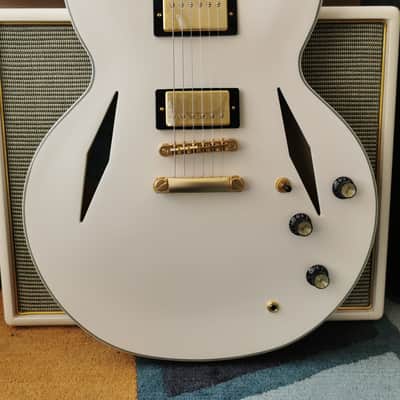Epiphone Emily Wolfe "White Wolfe" Sheraton 2023 - Aged Bone White image 6
