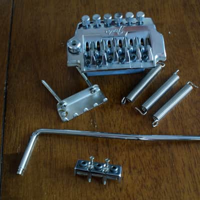 Fender System One Tremelo System 1984-87 Chrome (Solid) image 9