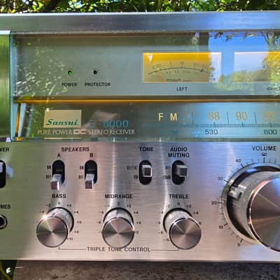 Sansui G-8000 Pure Power DC Stereo Receiver Recapped Serviced IOB & Styro, A Gem! image 4
