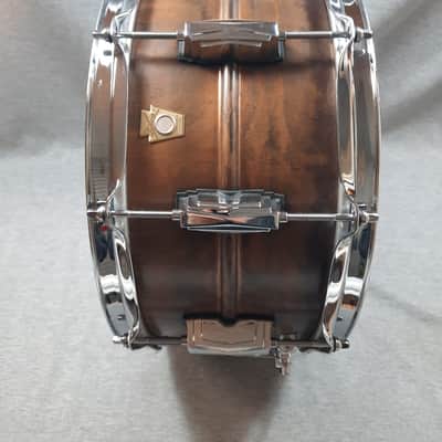 Ludwig LC663 Copper Phonic 6.5x14" 10-Lug Snare Drum - Raw Copper image 7