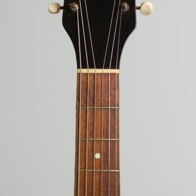 Airline  Model 7227 Arch Top Hollow Body Electric Guitar (1961), original two-tone soft shell case. image 5