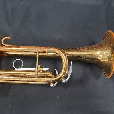 King Cleveland 600 Bb Trumpet Brass with Case, Good Playing Condition image 5