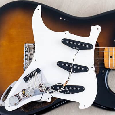 1987 Fender Stratocaster ‘57 Vintage Reissue ST57-55 Sunburst 100% Original w/ Case, Japan MIJ Fujigen image 19