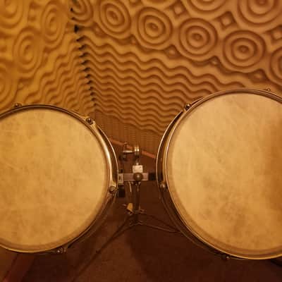 Remo Roto toms Chrome 10" 12" and Stand image 4