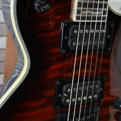 ESP LTD EC-1000 Evertune QM - Dark Brown Sunburst image 4