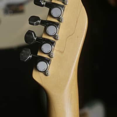 1986-1987 Fender Japan Telecaster CTL-50RL, Left-Handed, MIJ - Antique Ash - Leather Pickguard / Pro Setup image 7