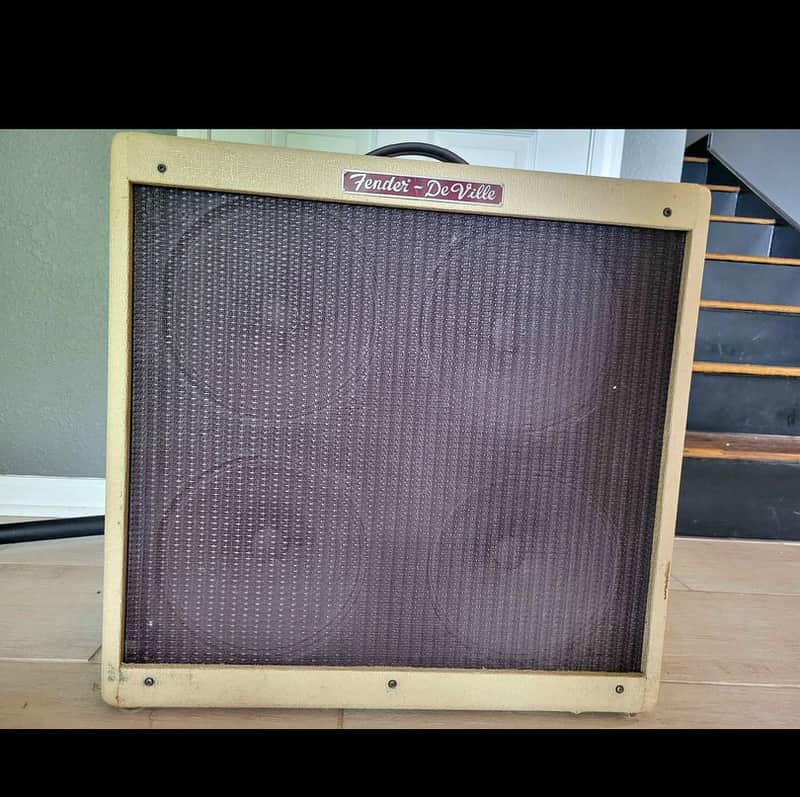 Fender Hot Rod DeVille 3-Channel 60-Watt 4x10" Guitar Combo 1998 - Tweed image 1