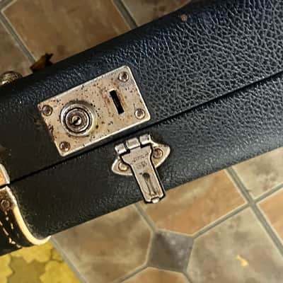 1965 1966 Fender Jaguar Jazzmaster guitar hard case tolex image 4