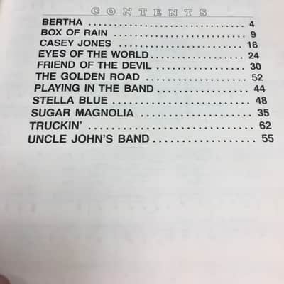 Warner Bros Ice Nine The Best of The Grateful Dead songbook piano voice guitar 1973 image 3