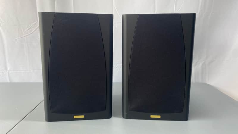 Jamo 38 Bookshelf Speakers HiFi Stereo Vintage Home Audio Denmark Black Grills image 1