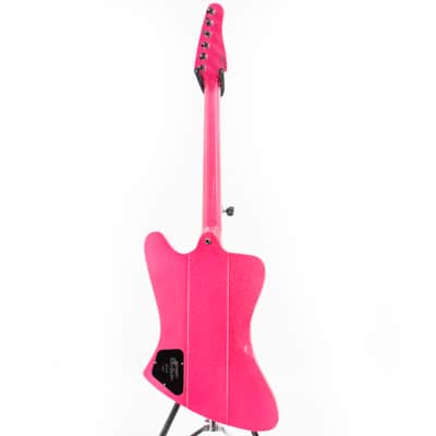 Kauer Banshee Deluxe - Neon Pink Sparkle w/ Gig Bag image 4