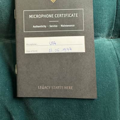 Neumann U 87 Large Diaphragm Multipattern Condenser Microphone 1967 - 1985 - Nickel image 19