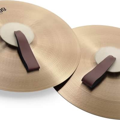 Stagg Pair Of 18" Marching / Concert Cymbals - Orchestral Crash Mash18 image 2