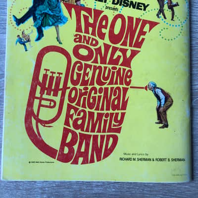 Walt Disney Tab Music of Today (1968) Easy Piano / Lyric Arrangements The One & Only Genuine Original Family Band image 11