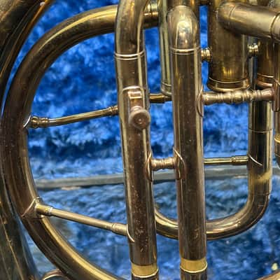 Vintage Historic Selmer Mersel American Concert Circular Mellophone 1900-1920s Brass Mellophone French Horn Style Horn! image 6