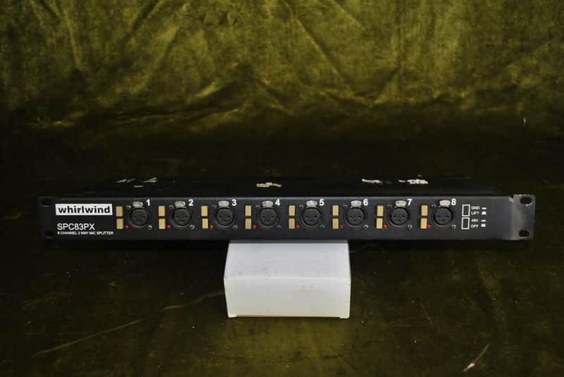 Whirlwind SPC83PX 8 Channel Microphone Splitter Rack 1 Direct 2 ISO Outputs image 1