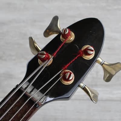 1990's Yamaha MB-III Motion B Medium Scale Bass (Gloss Black) image 2