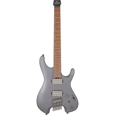 Ibanez QX52 Headless 6-String Electric Guitar Regular Metallic Gray Matte image 3