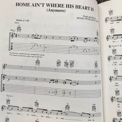 Shania Twain Guitar Collection Guitar Tab Songbook Edition Sheet Music Song Book image 3
