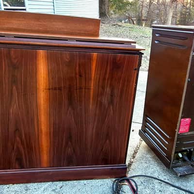 Leslie 122A Leslie ORGAN CAB RESTORED W/OC3 cab. Restored/modded 1960/2015 - Walnut image 4
