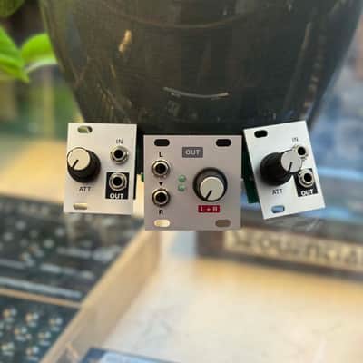 Intellijel 1U Passive Utility Bundle (2 x Att 1U & Stereo Out JACKS 1U) image 1