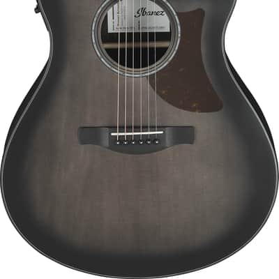 Ibanez AAM70CE-TBN Advanced Acoustic 2024 - Present - Transparent Charcoal Burst Low Gloss / Natural Open Pore image 2
