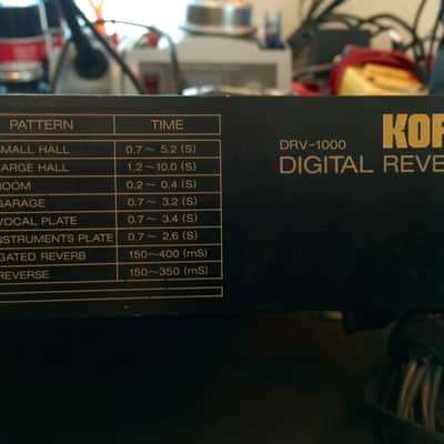 Korg DRV-1000 | Reverb