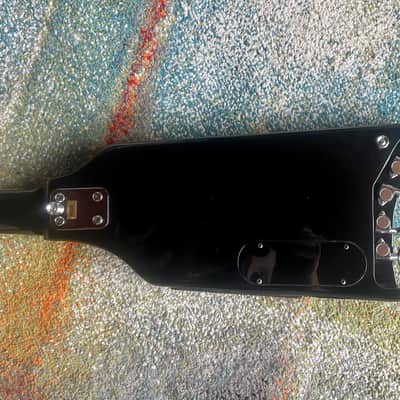 Hondo Alien Headless Bass 1987 Black image 4