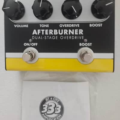 Jet city  after burner pedal in mint condition in the box with paperwork Dual  stage distortion pedal image 2