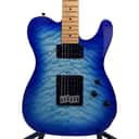 Used Schecter PT Pro Electric Guitar - Translucent Blue Quilt (8 lb 1 oz)