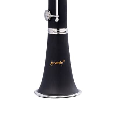 Levante LV-CL4100 Bb Clarinet w/ Case, Incl. Mouthpiece w/ Reed, Ligature w/ Cap image 3