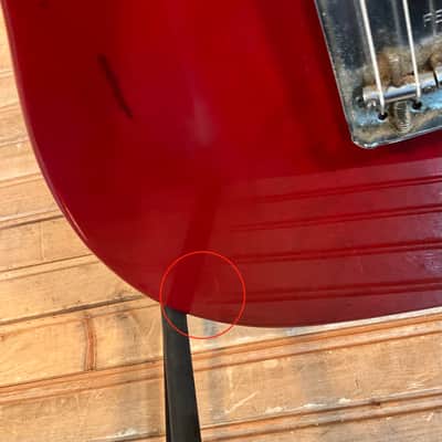 Fender 1980-1981 Standard Telecaster Electric Guitar USED - Red image 10