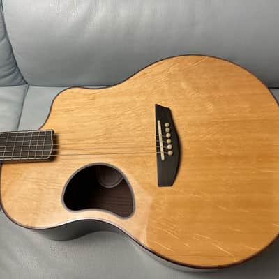 Hsienmo Shiyi Bear Claw Sitka Spruce Solid Top & Wild Indian Rosewood Solid back sides with hardcase image 7