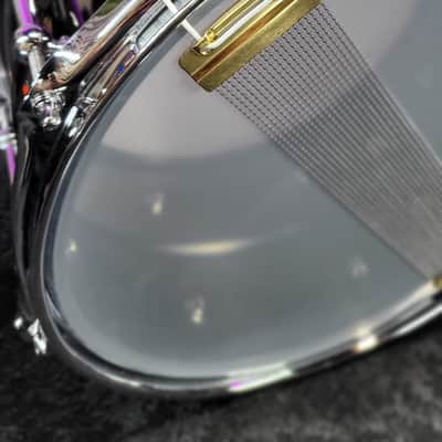 Ludwig Universal Black Brass Snare Drum 7in. x 13in. Chrome Hardware Auth Dealer Free Shipping! image 5