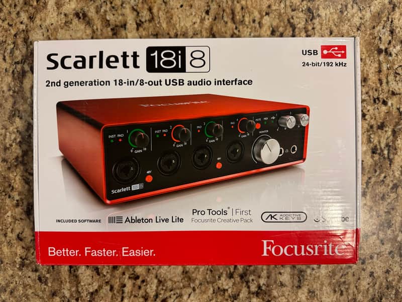 Focusrite Scarlett 18i8 2nd Gen USB Audio Interface 2016 - | Reverb